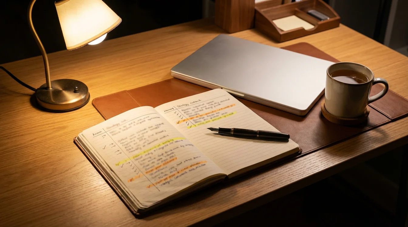 Caderno de estrat&eacute;gias de apostas com notas sobre pr&eacute;-jogo e ao vivo